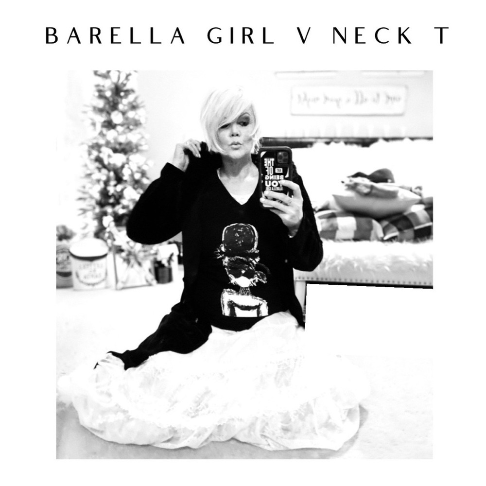 Barella Girl V Neck Shirt Sleeve T - Picture 1 of 7